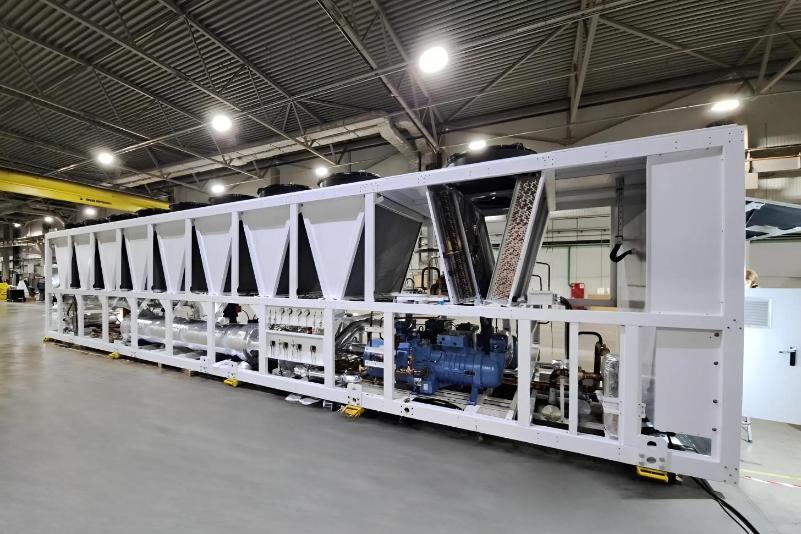 Уникальный моноблочный чиллер для модернизации крупной мясохладобойни