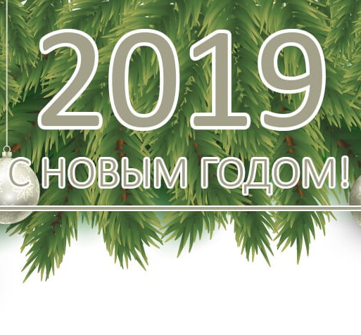 С Новым 2019 годом!