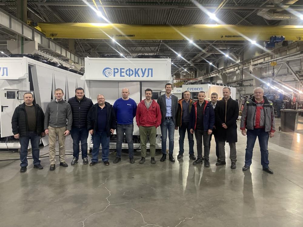 Успешно завершены испытания чиллера 740 кВт